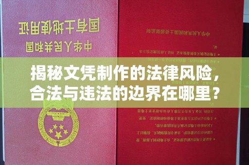兴庆揭秘文凭制作的法律风险，合法与违法的边界在哪里？