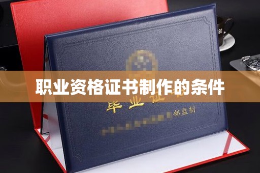 兴庆职业资格证书制作的条件