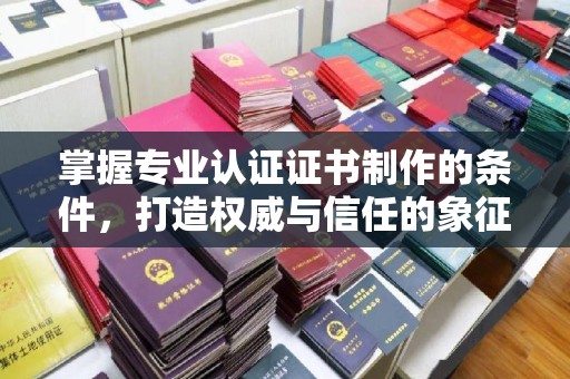 兴庆掌握专业认证证书制作的条件，打造权威与信任的象征